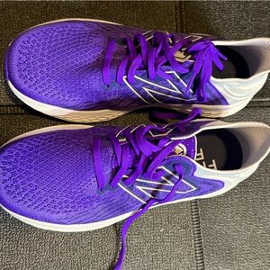 New Balance fresh foam in rare purple and white